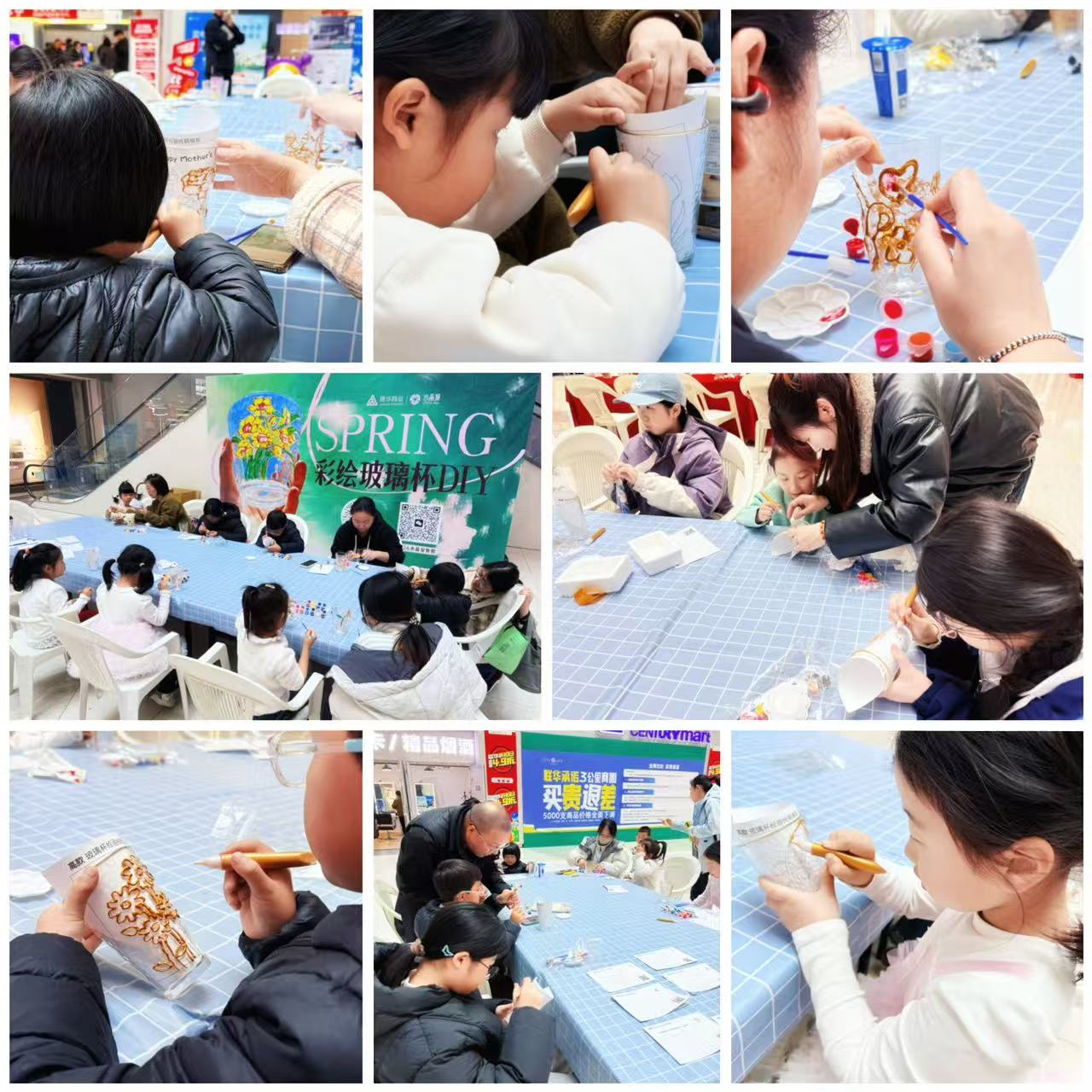春日绘新意，杯间藏春光 ——水晶城彩绘玻璃杯 DIY 活动圆满落幕