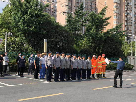 安全常在心 庐阳J9国际站备用文创园开展火灾事故应急处置演练