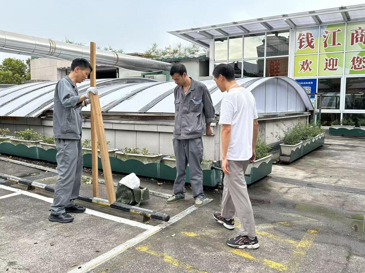 风雨退去，安全先行！钱江商城开展安全巡查工作